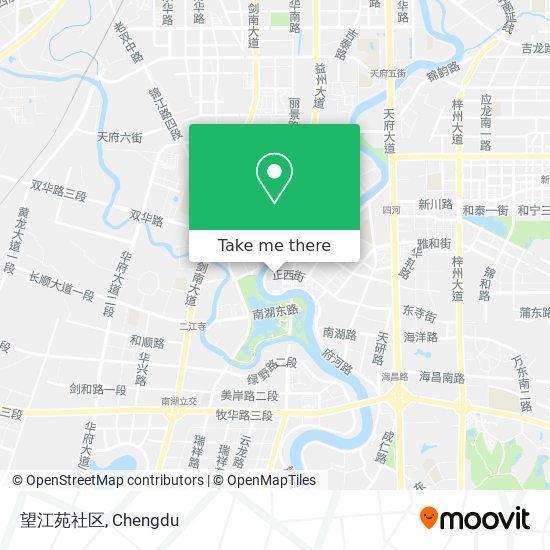望江苑社区 map