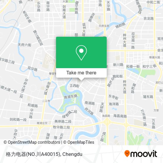 格力电器(NO.川A40015) map