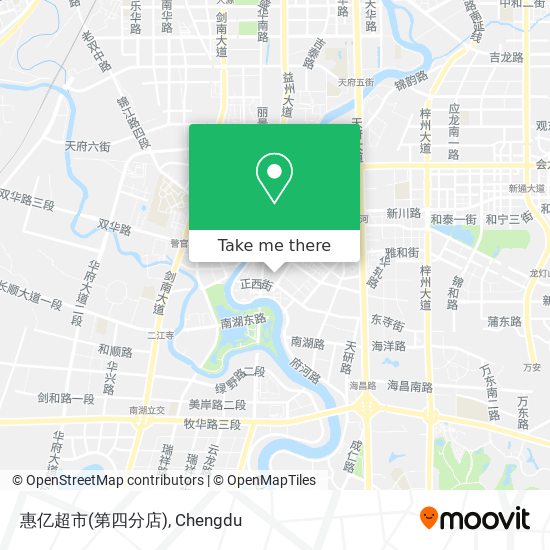 惠亿超市(第四分店) map