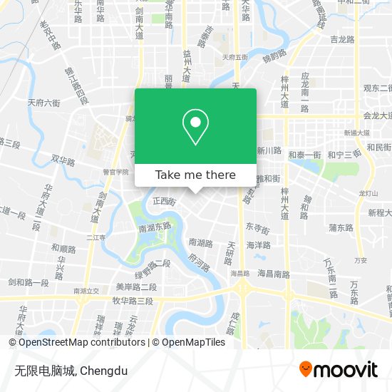 无限电脑城 map