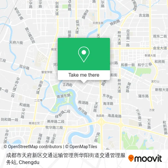 成都市天府新区交通运输管理所华阳街道交通管理服务站 map