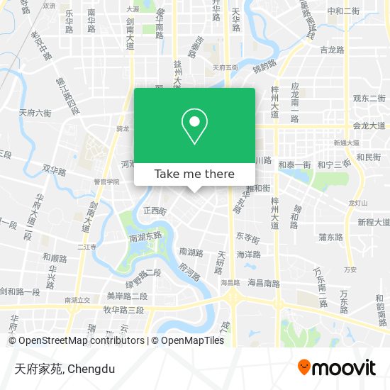 天府家苑 map