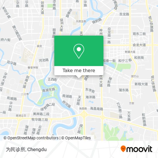 为民诊所 map
