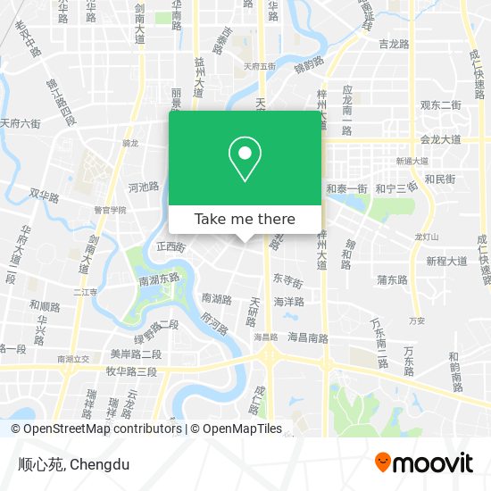顺心苑 map