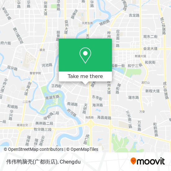 伟伟鸭脑壳(广都街店) map