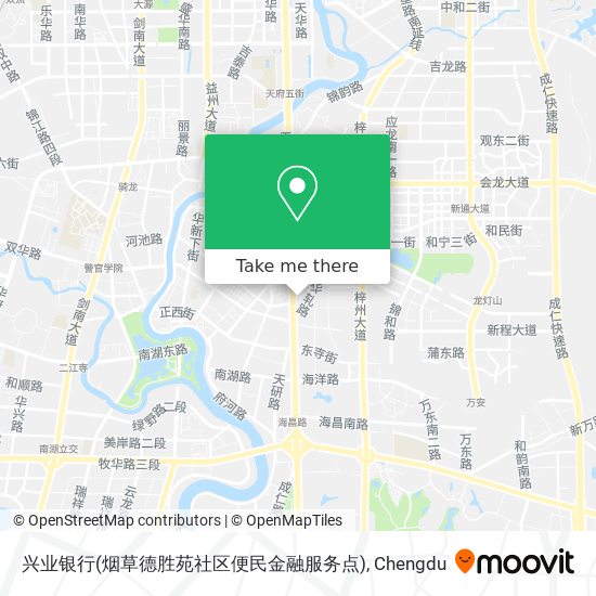 兴业银行(烟草德胜苑社区便民金融服务点) map