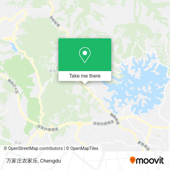 万家庄农家乐 map