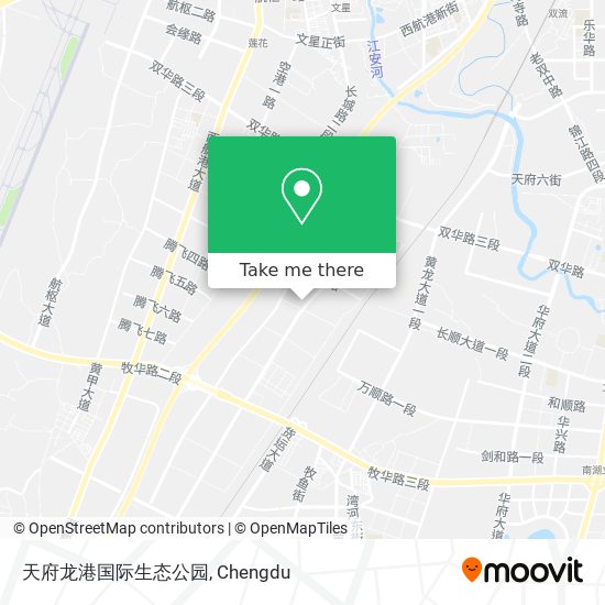 天府龙港国际生态公园 map