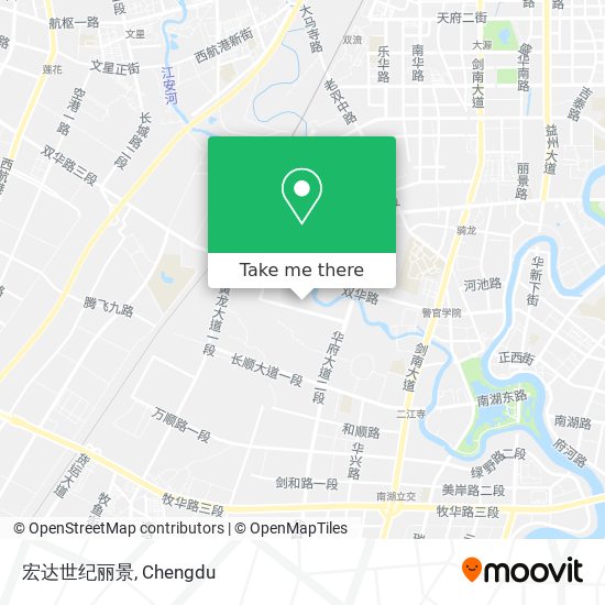 宏达世纪丽景 map