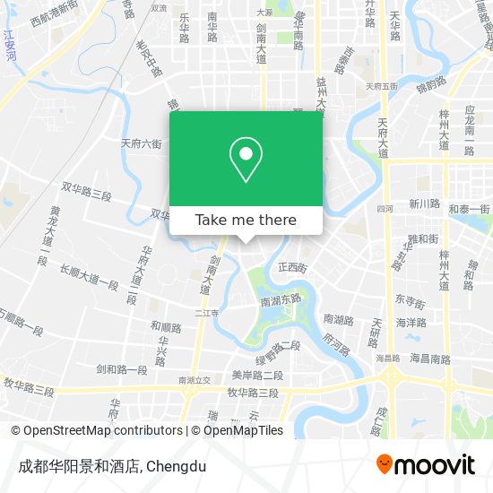 成都华阳景和酒店 map