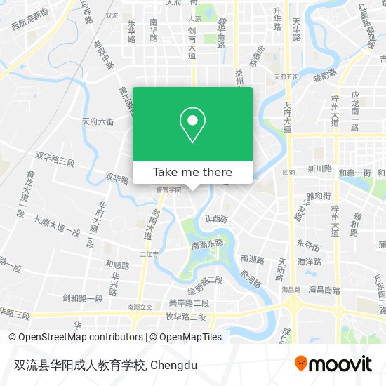 双流县华阳成人教育学校 map