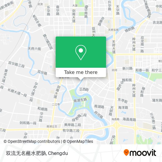 双流无名蘸水肥肠 map