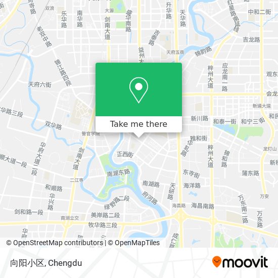 向阳小区 map