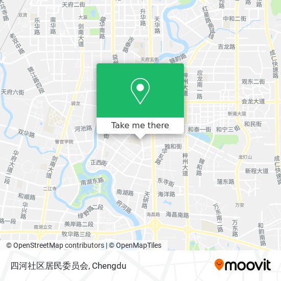 四河社区居民委员会 map