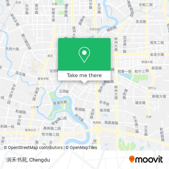 润禾书苑 map