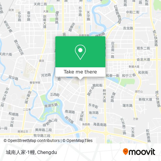 城南人家-1幢 map