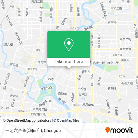 王记六合鱼(华阳店) map