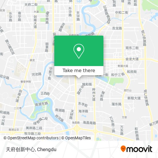 天府创新中心 map