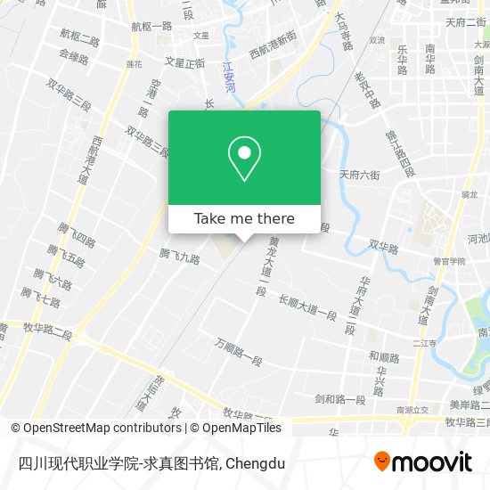 四川现代职业学院-求真图书馆 map
