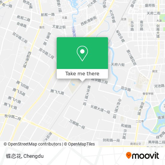 蝶恋花 map