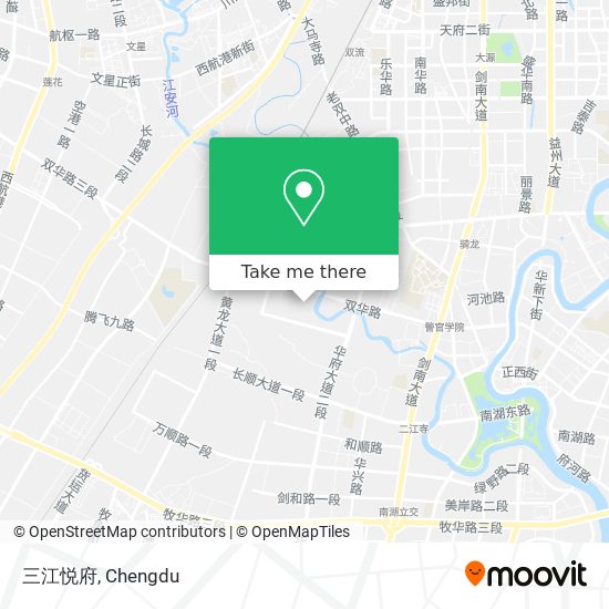 三江悦府 map