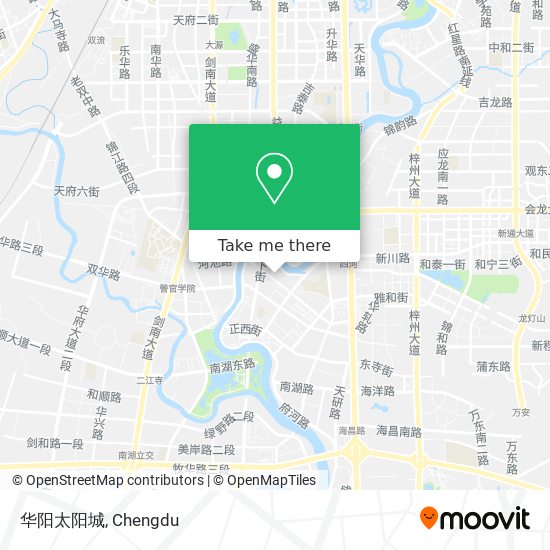 华阳太阳城 map