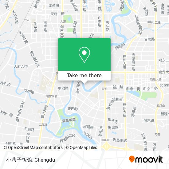 小巷子饭馆 map