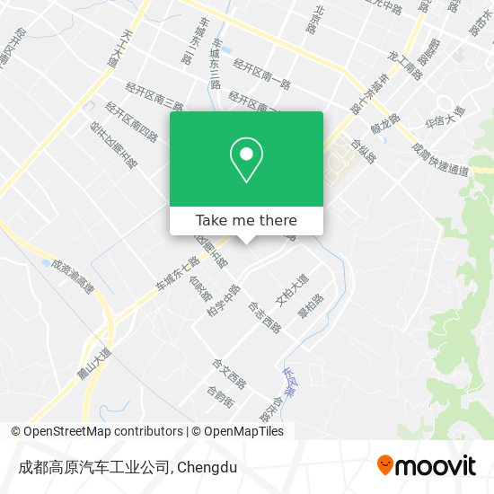 成都高原汽车工业公司 map