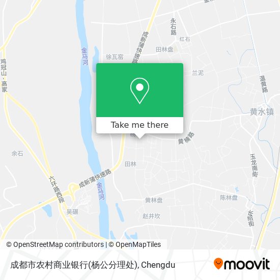 成都市农村商业银行(杨公分理处) map