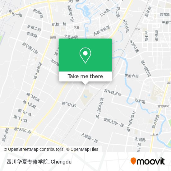 四川华夏专修学院 map