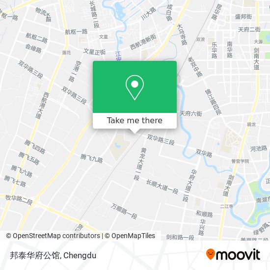 邦泰华府公馆 map