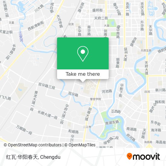 红瓦·华阳春天 map