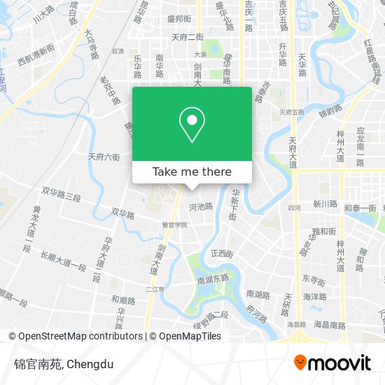 锦官南苑 map