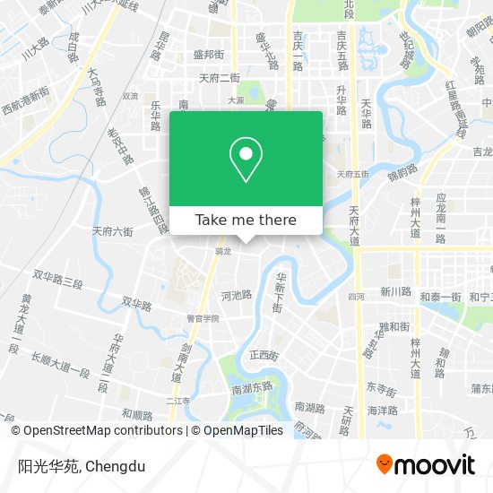 阳光华苑 map