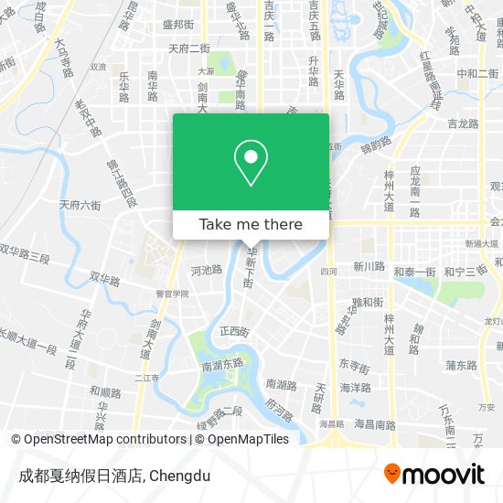 成都戛纳假日酒店 map