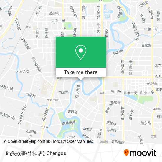 码头故事(华阳店) map