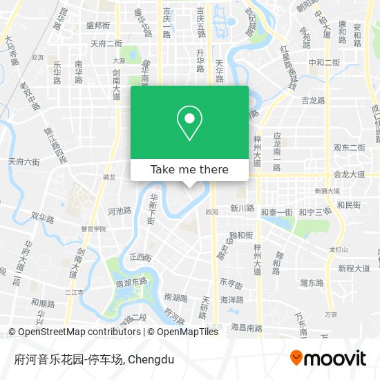 府河音乐花园-停车场 map