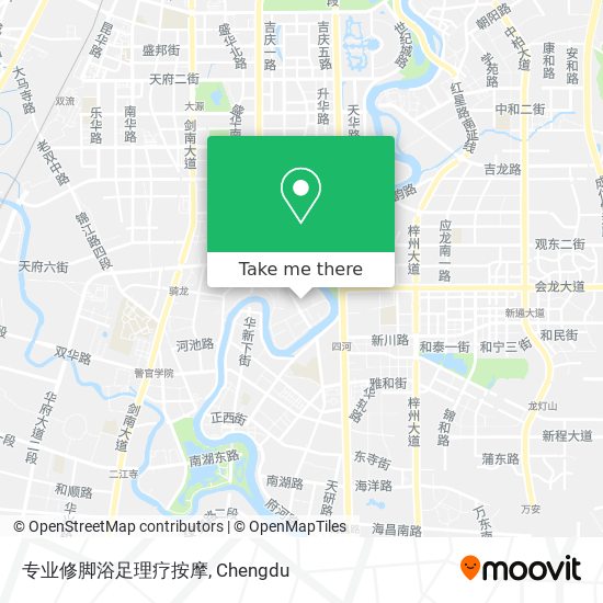 专业修脚浴足理疗按摩 map
