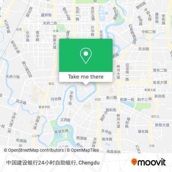中国建设银行24小时自助银行 map