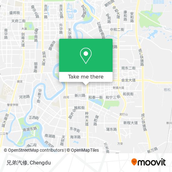 兄弟汽修 map