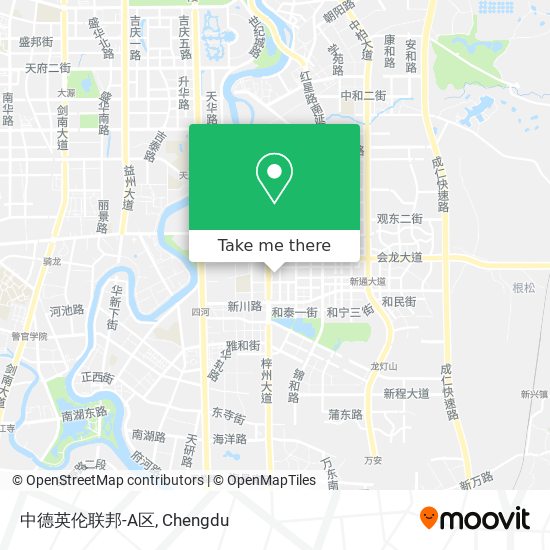中德英伦联邦-A区 map
