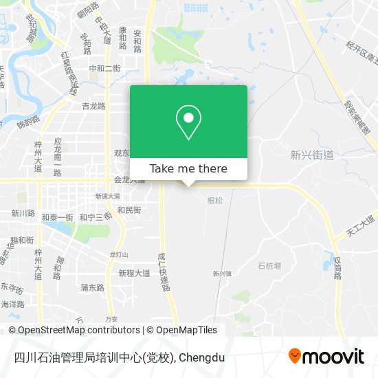 四川石油管理局培训中心(党校) map