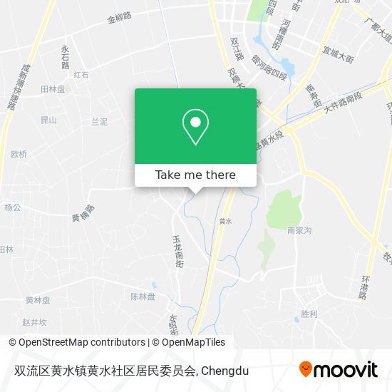 双流区黄水镇黄水社区居民委员会 map