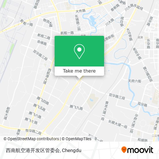 西南航空港开发区管委会 map