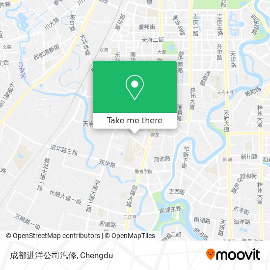 成都进洋公司汽修 map
