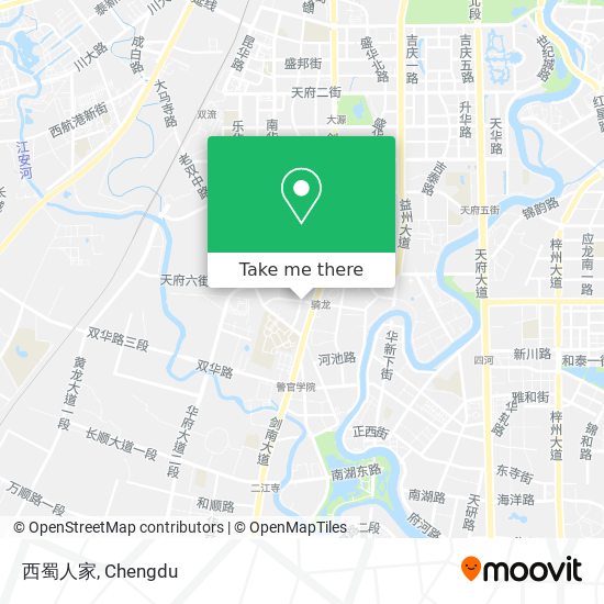 西蜀人家 map