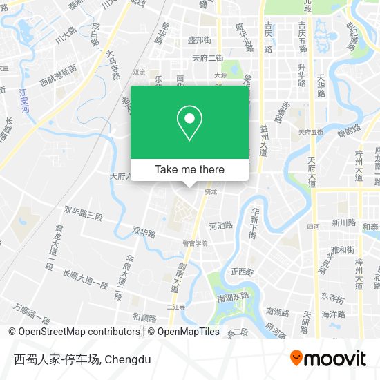 西蜀人家-停车场 map
