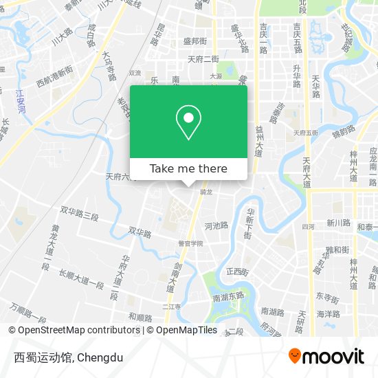 西蜀运动馆 map