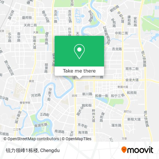 锐力领峰1栋楼 map