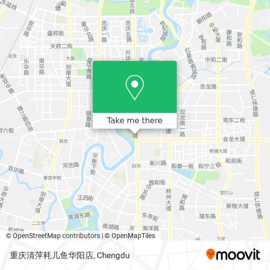 重庆清萍耗儿鱼华阳店 map